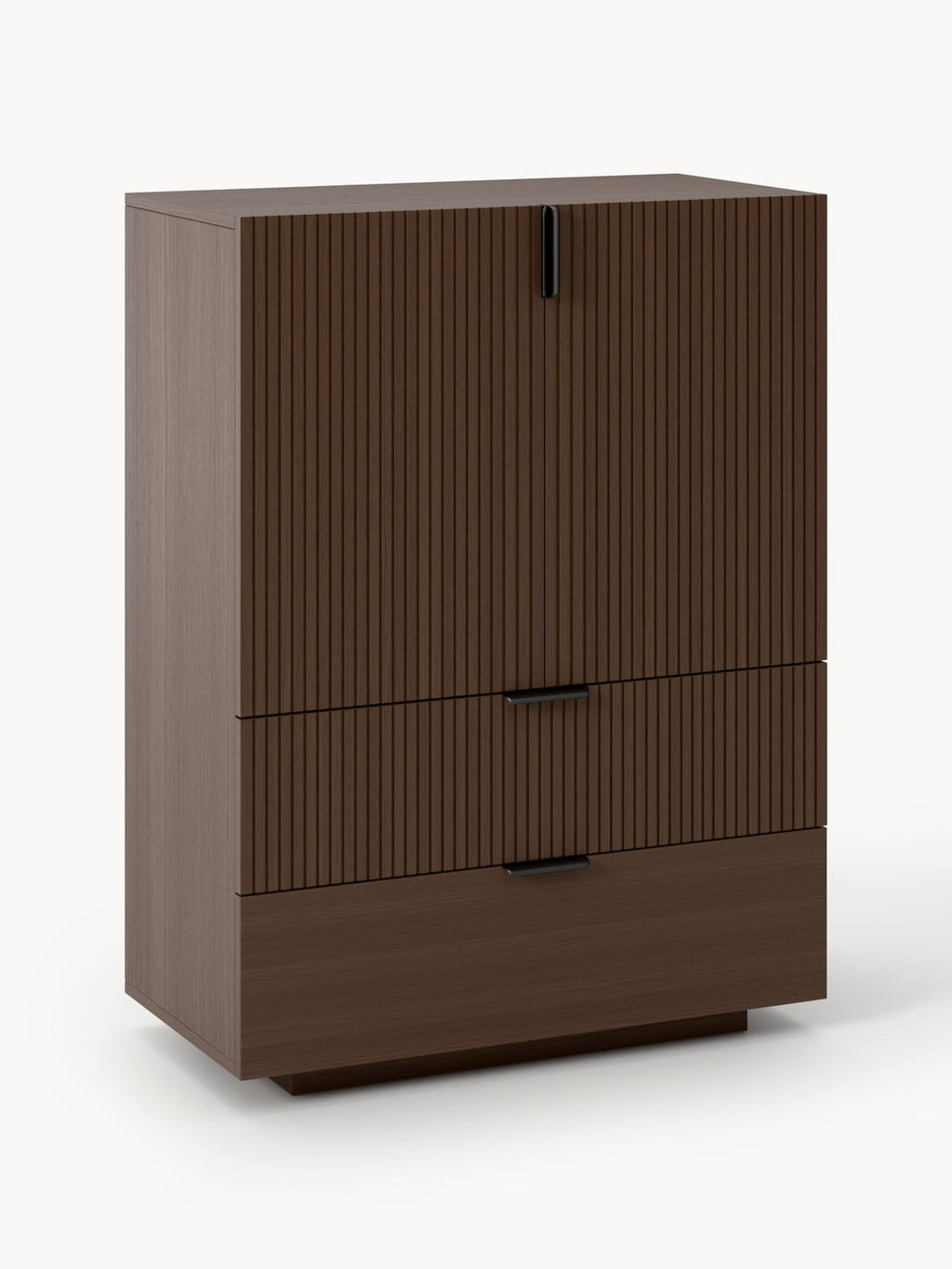 Sato Wood-Highboard — Chocolate