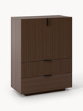 Sato Wood-Highboard — Chocolate