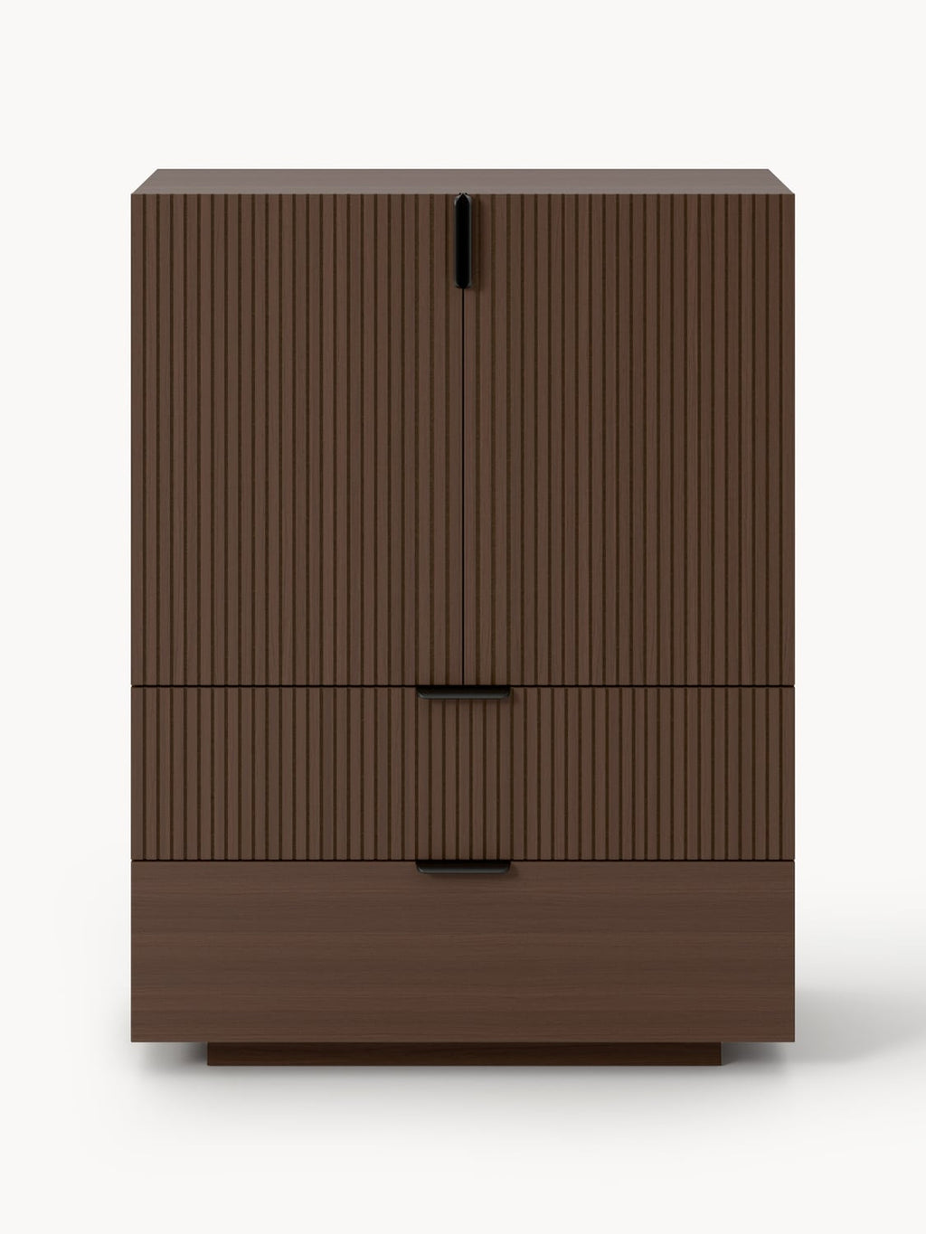 Sato Wood-Highboard — Chocolate