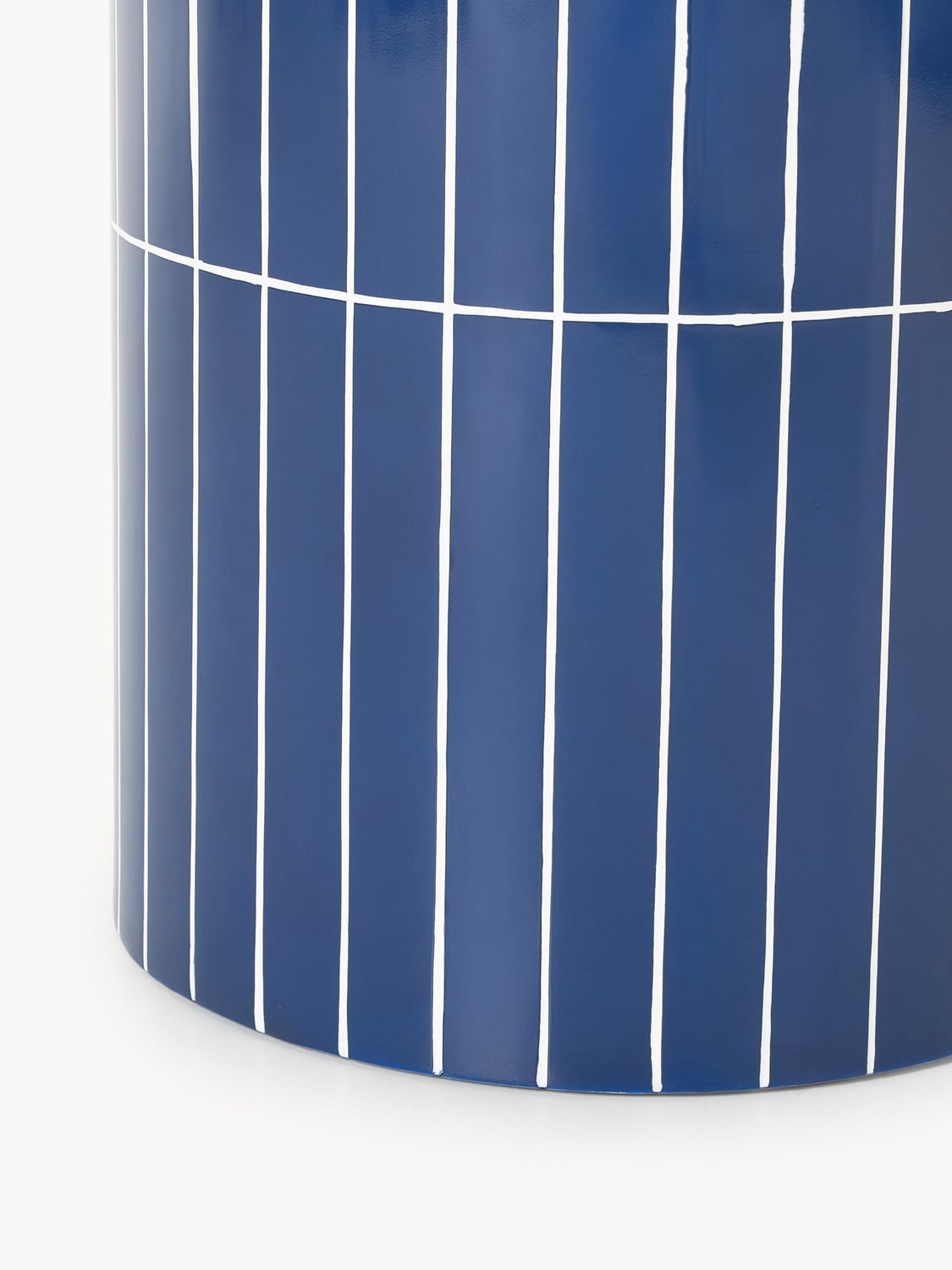 Saya Round Garden Dining Table, Ø 120 cm — Blue