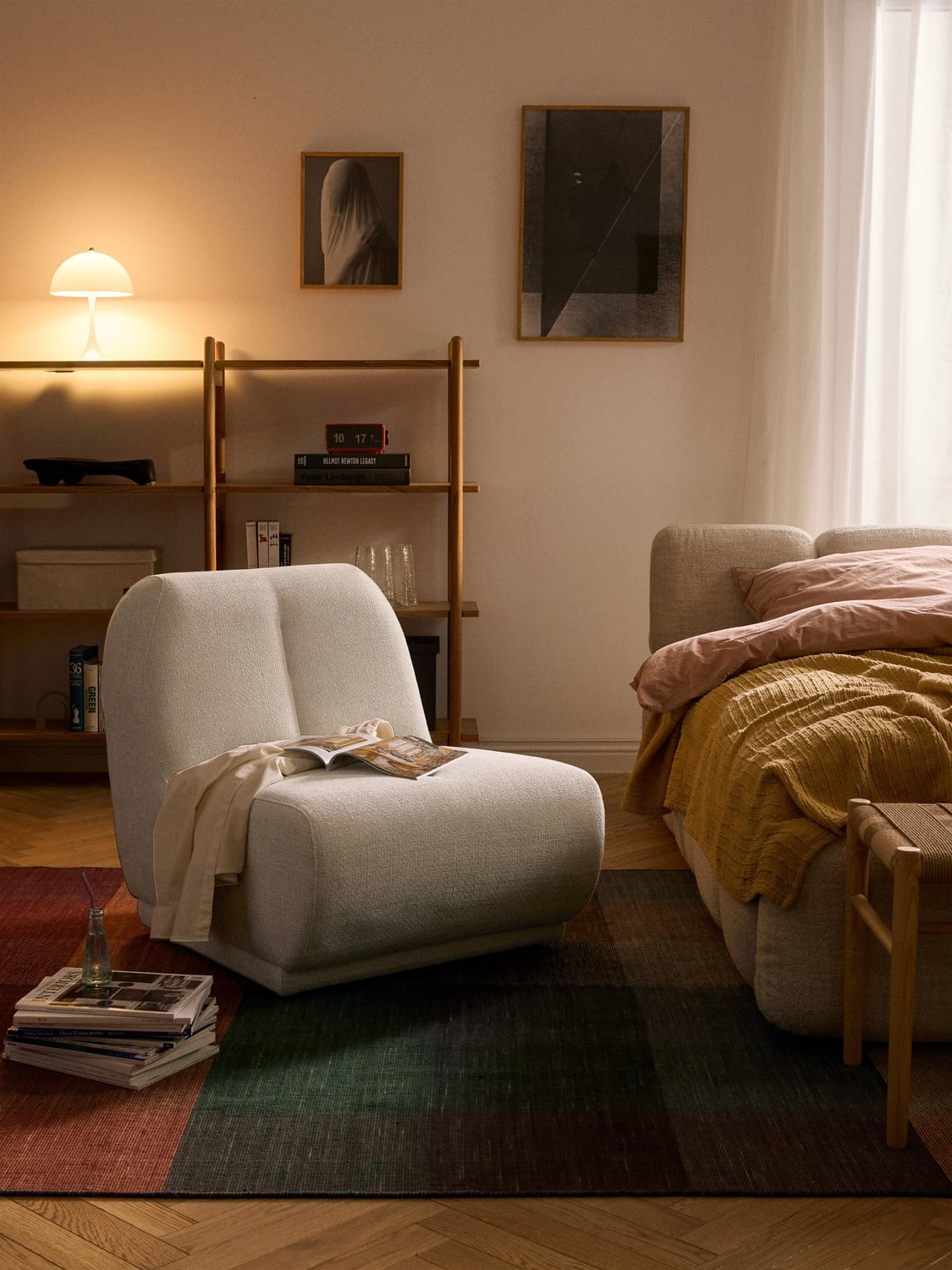 Emie Lounge Chair — Light Grey