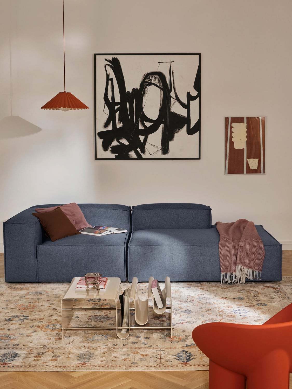 Lennon Modular Ottoman — Petrol