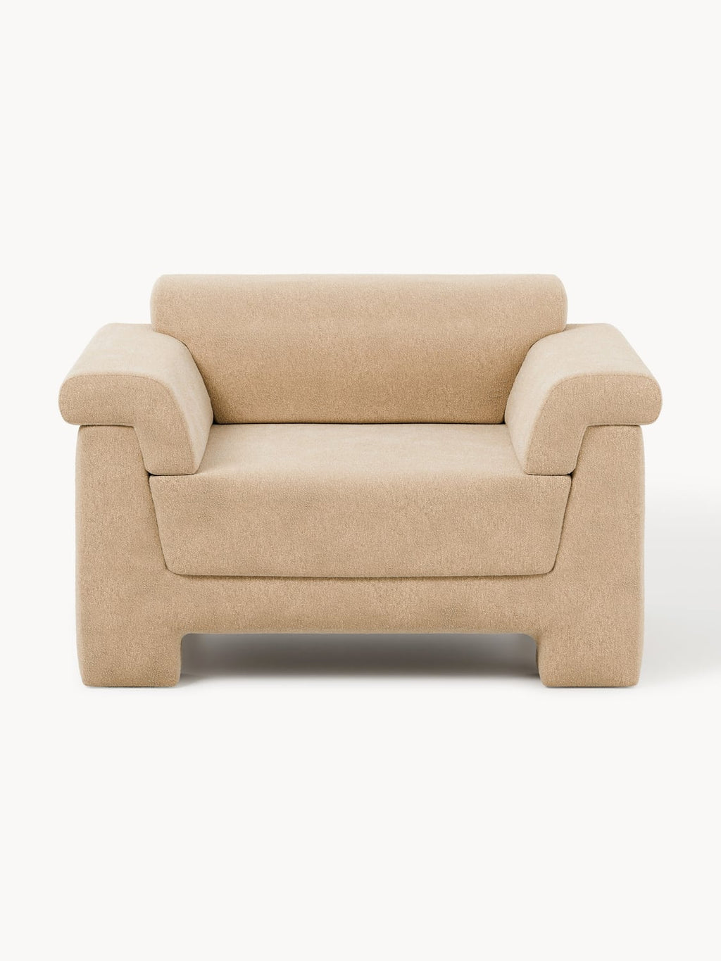 Atlas Bouclé Armchair — Sand