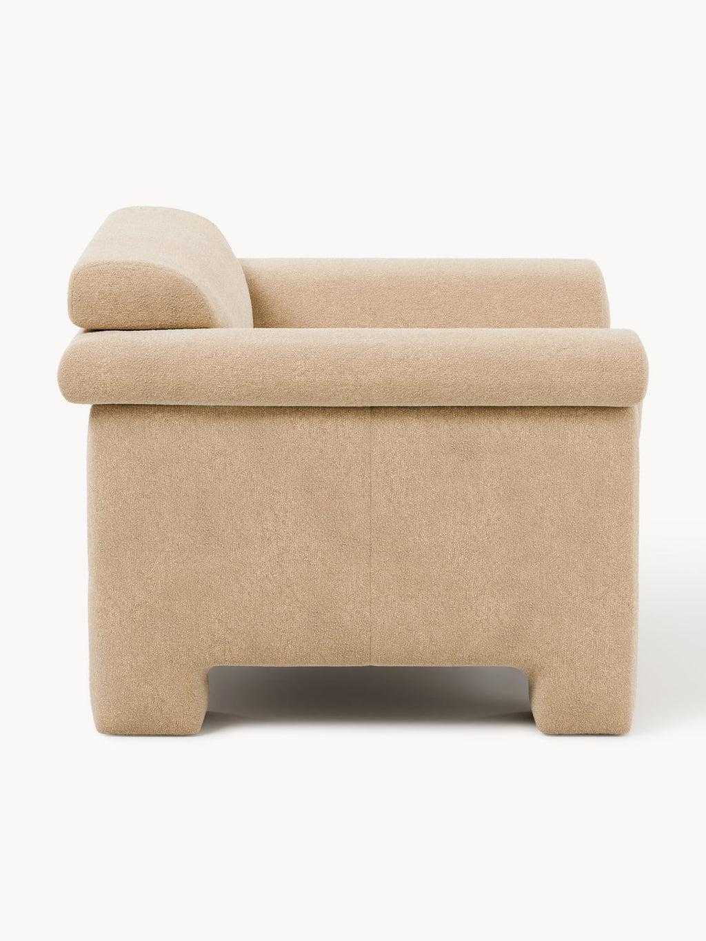 Atlas Bouclé Armchair — Sand