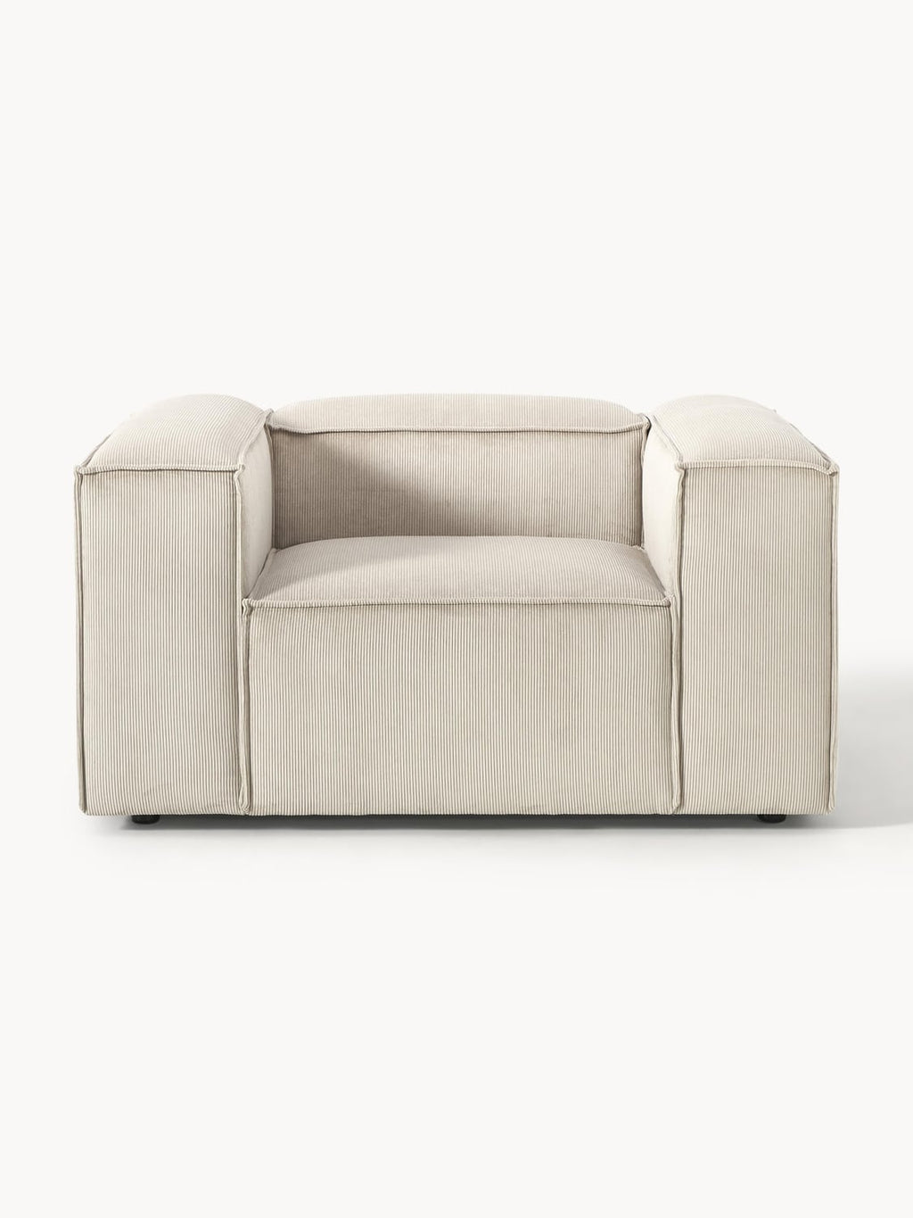 Lennon Armchair in Corduroy — Oatmeal