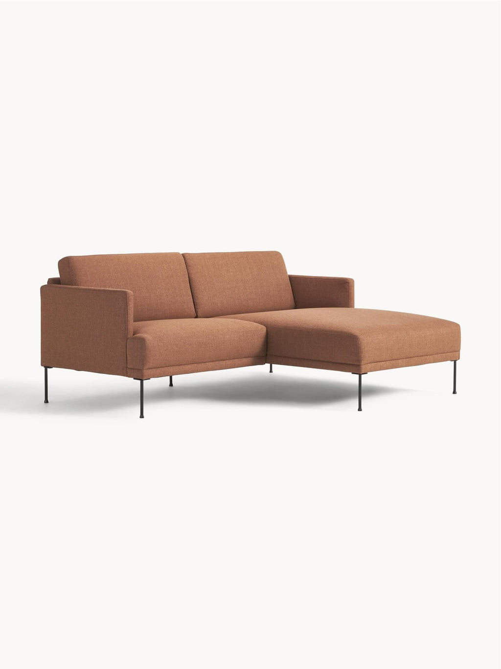 Fluente Small Corner Sofa — Caramel