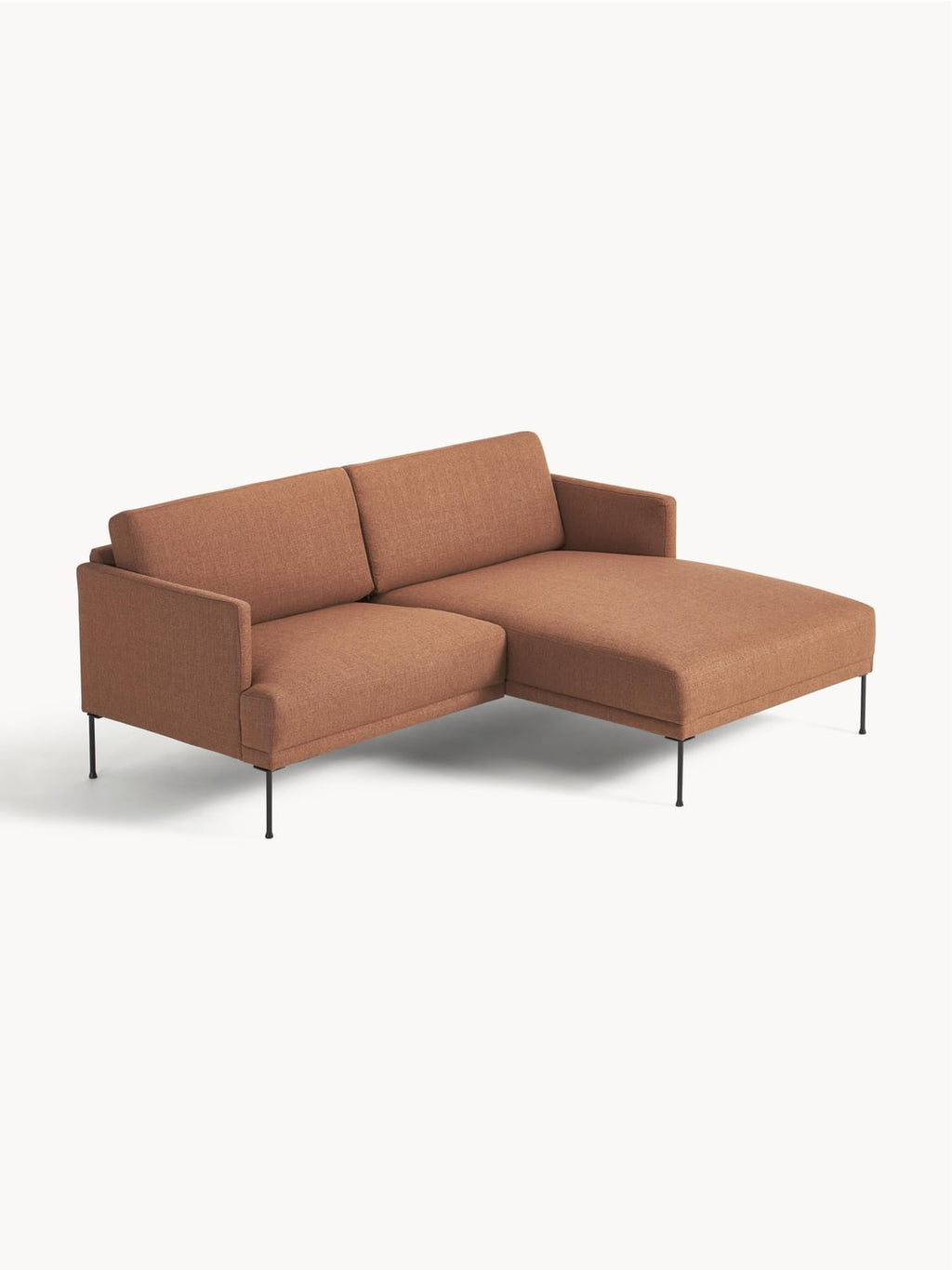 Fluente Small Corner Sofa — Caramel