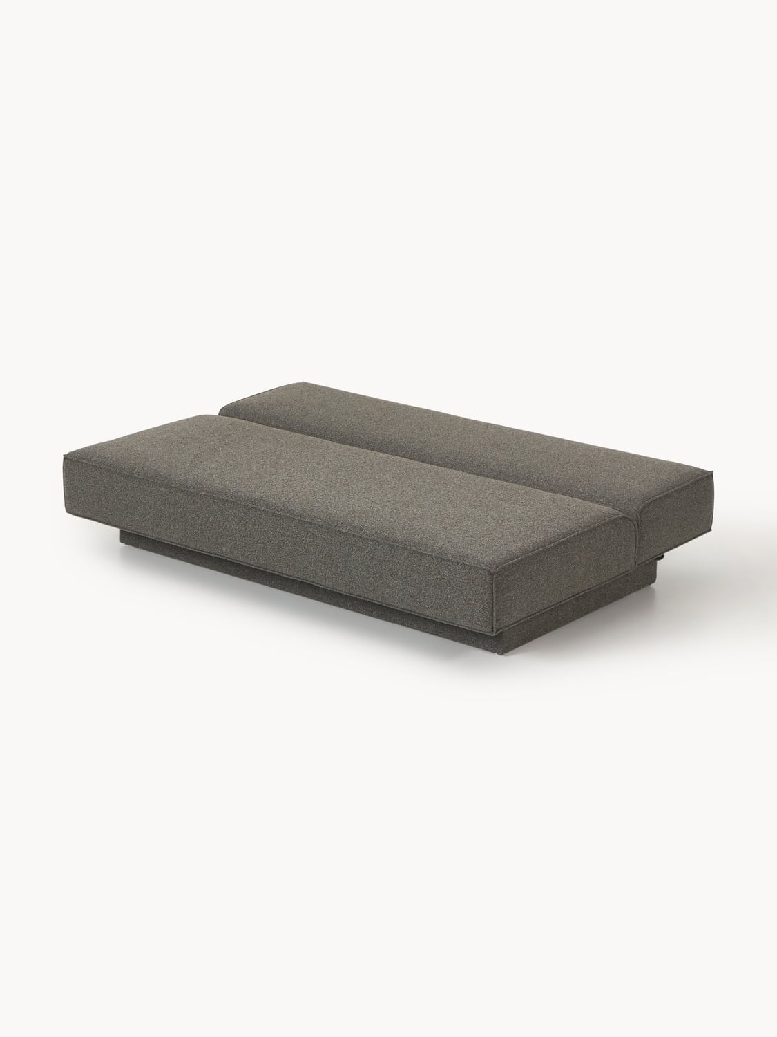 David Bouclé-Sofa Bed with Storage — Dark Grey