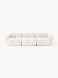 Tayla Modular Sofa (4-seater) in Teddy Bouclé — Off-White