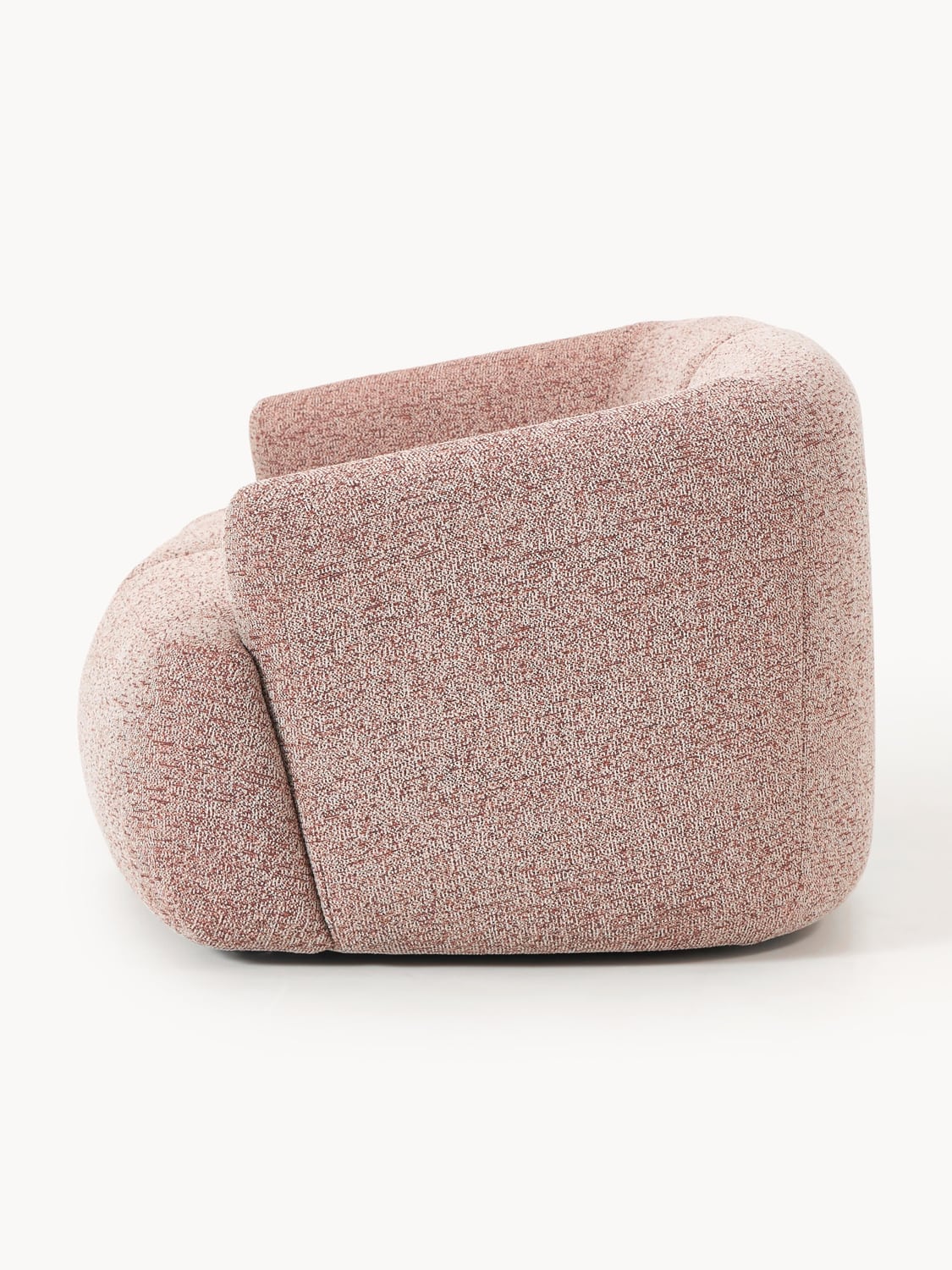Sofia Modular Bouclé Sofa (2-seater) — Warm Grey