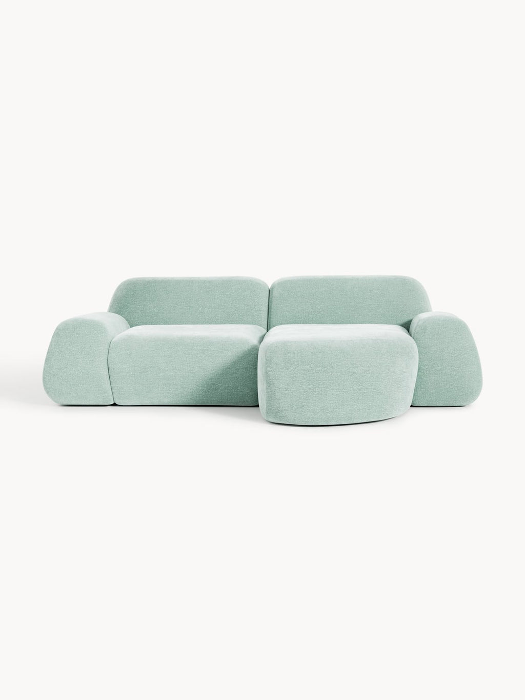 Wolke Modular Corner Sofa (3-seater) — Pearl Grey
