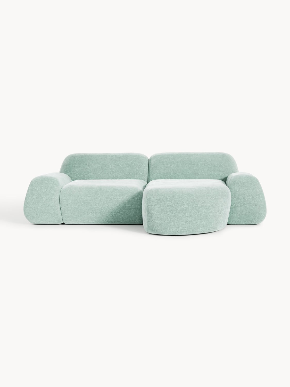 Wolke Modular Corner Sofa (3-seater) — Pearl Grey