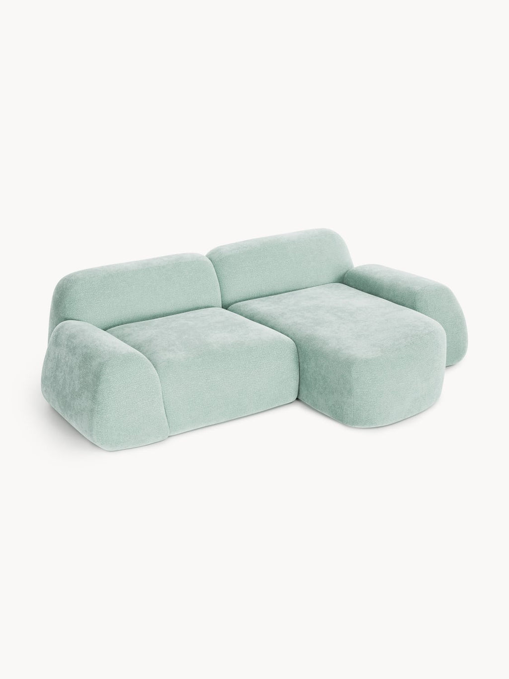 Wolke Modular Corner Sofa (3-seater) — Pearl Grey