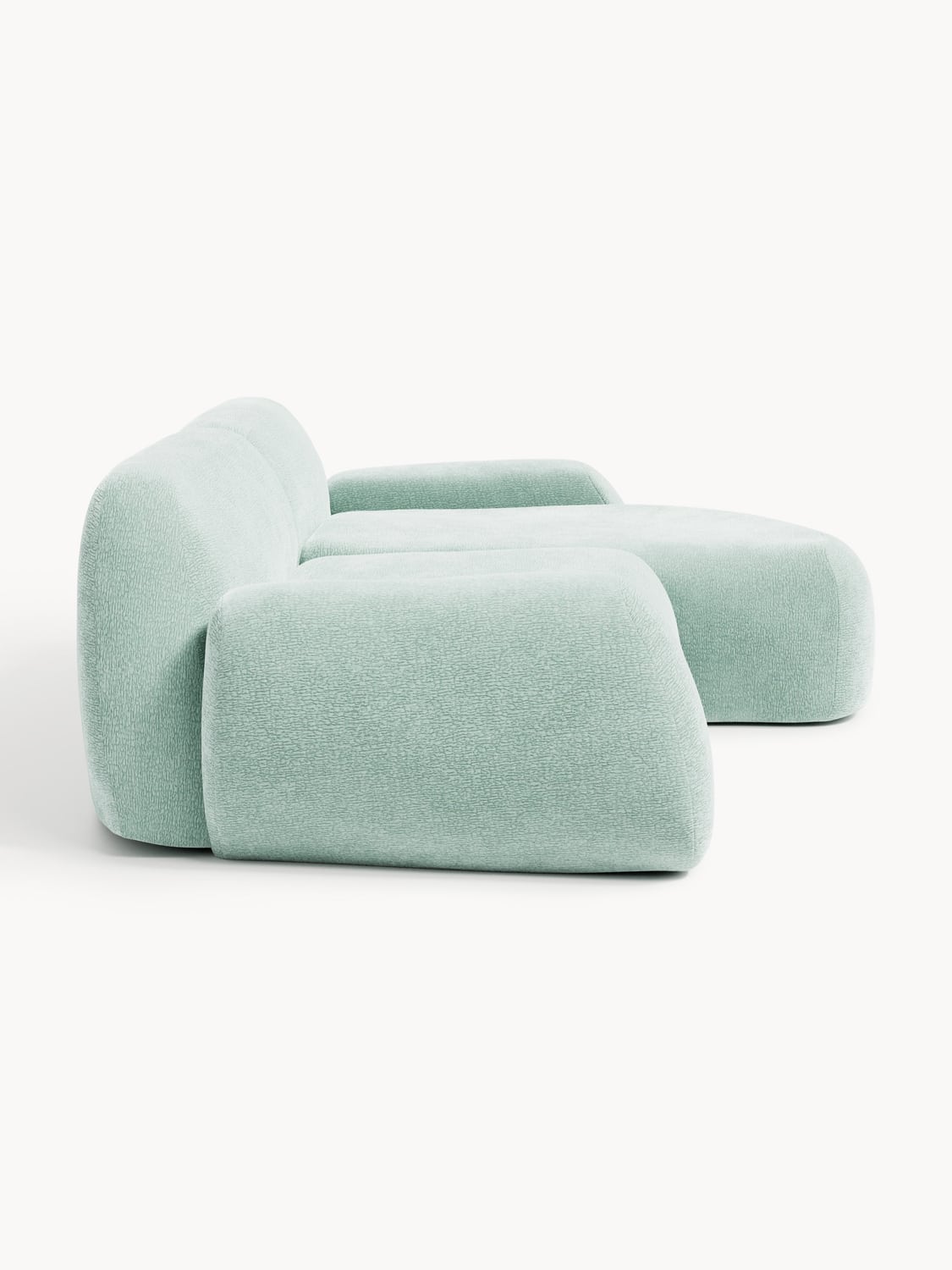 Wolke Modular Corner Sofa (3-seater) — Pearl Grey