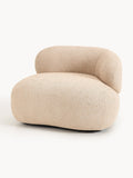Alba Bouclé Lounge Chair — Oatmeal