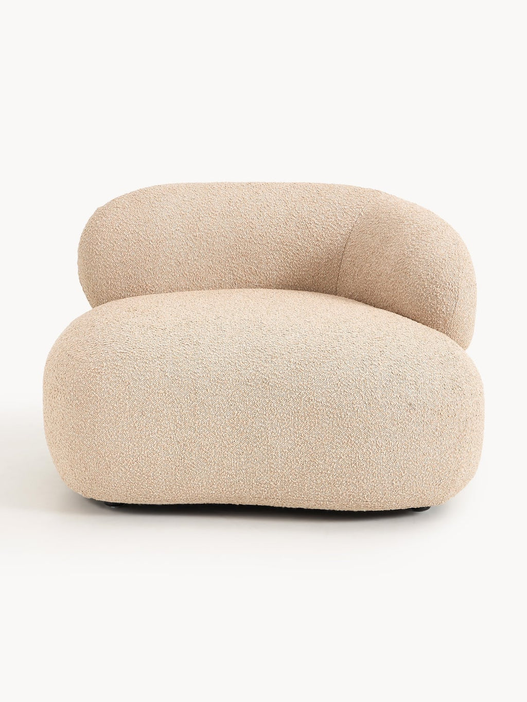 Alba Bouclé Lounge Chair — Oatmeal