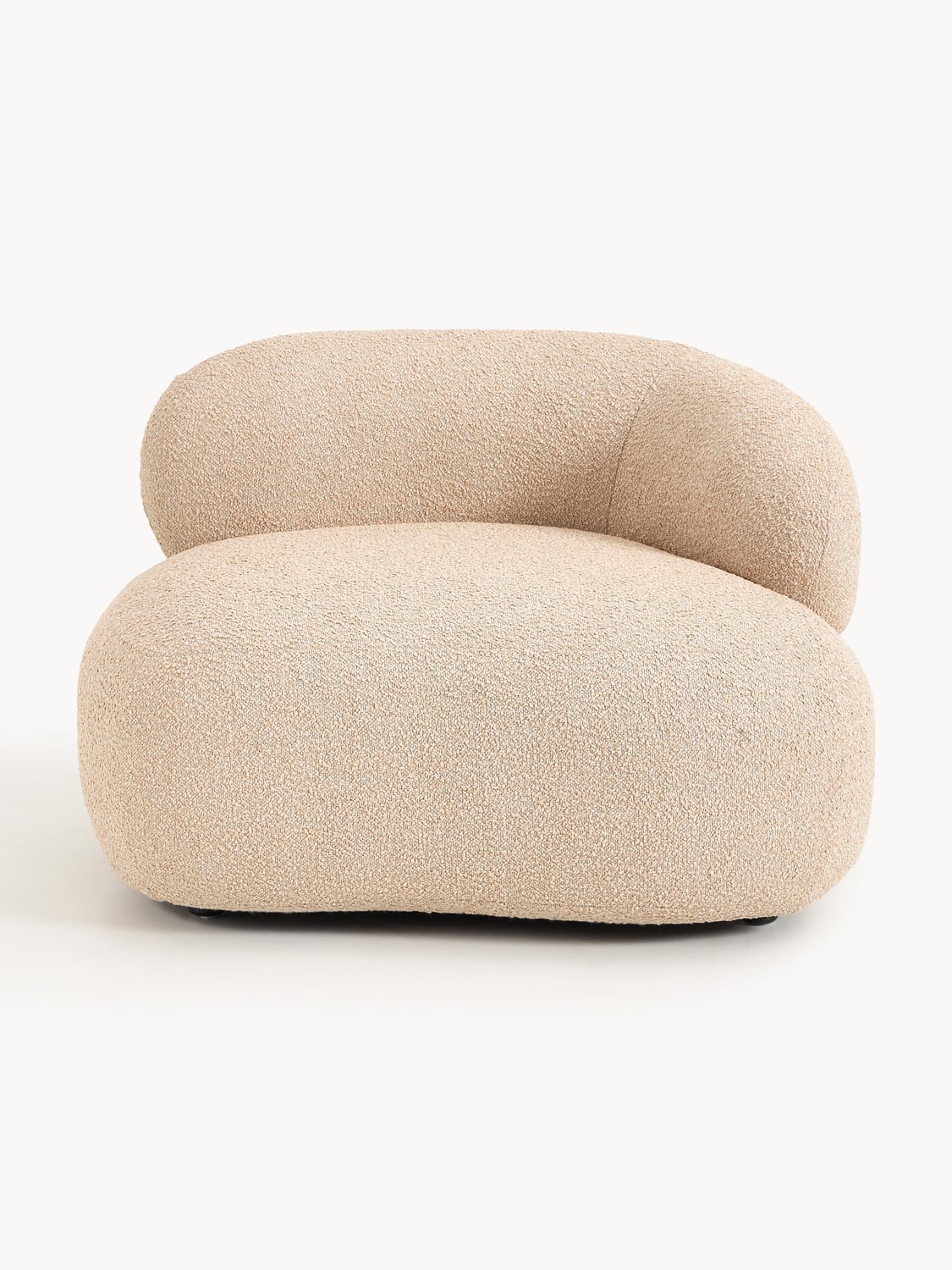 Alba Bouclé Lounge Chair — Oatmeal