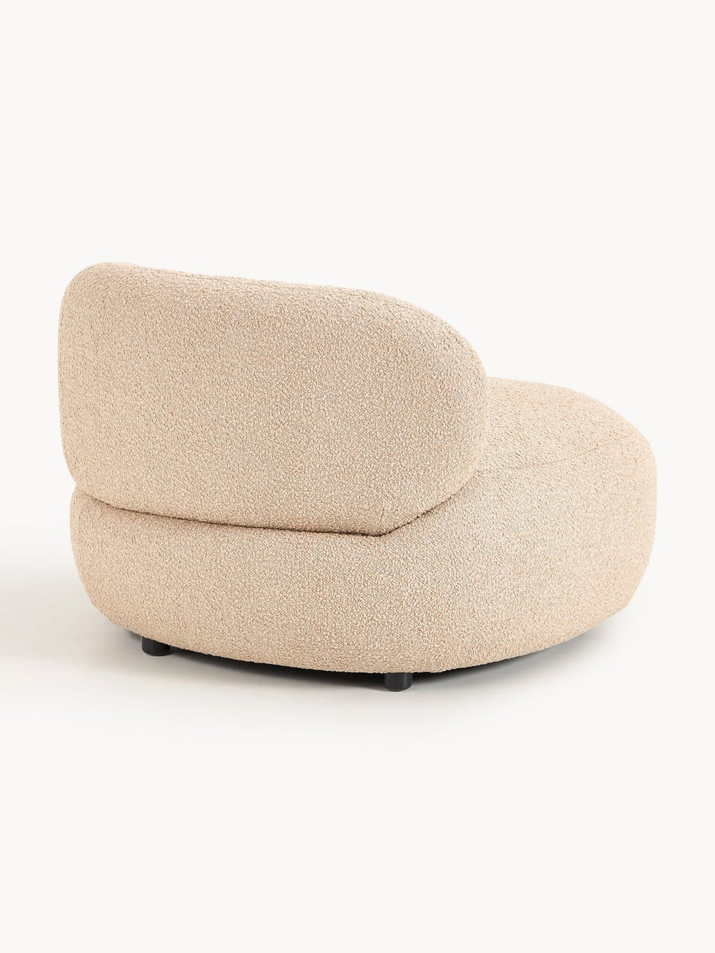 Alba Bouclé Lounge Chair — Oatmeal
