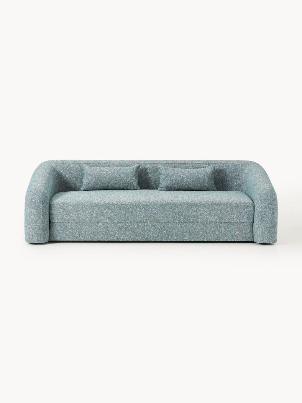 Eliot Bouclé-Sofa Bed (3-seater) — Grey