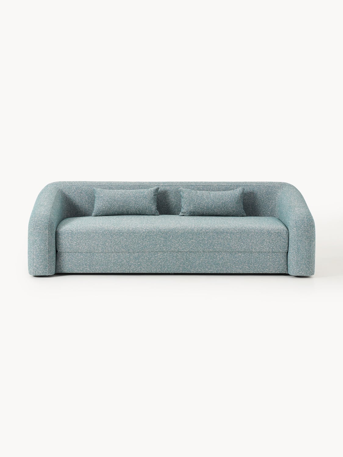 Eliot Bouclé-Sofa Bed (3-seater) — Grey