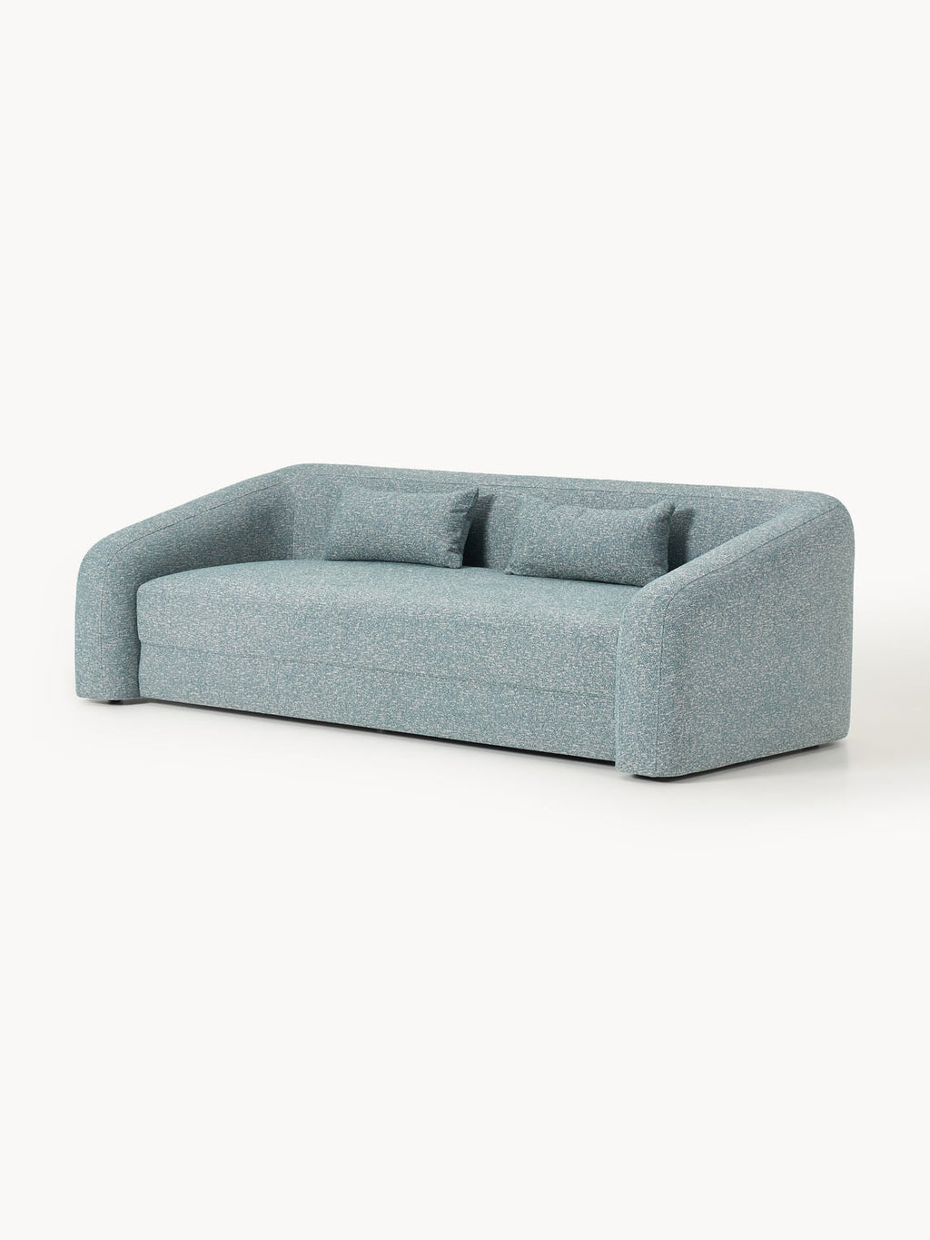 Eliot Bouclé-Sofa Bed (3-seater) — Grey