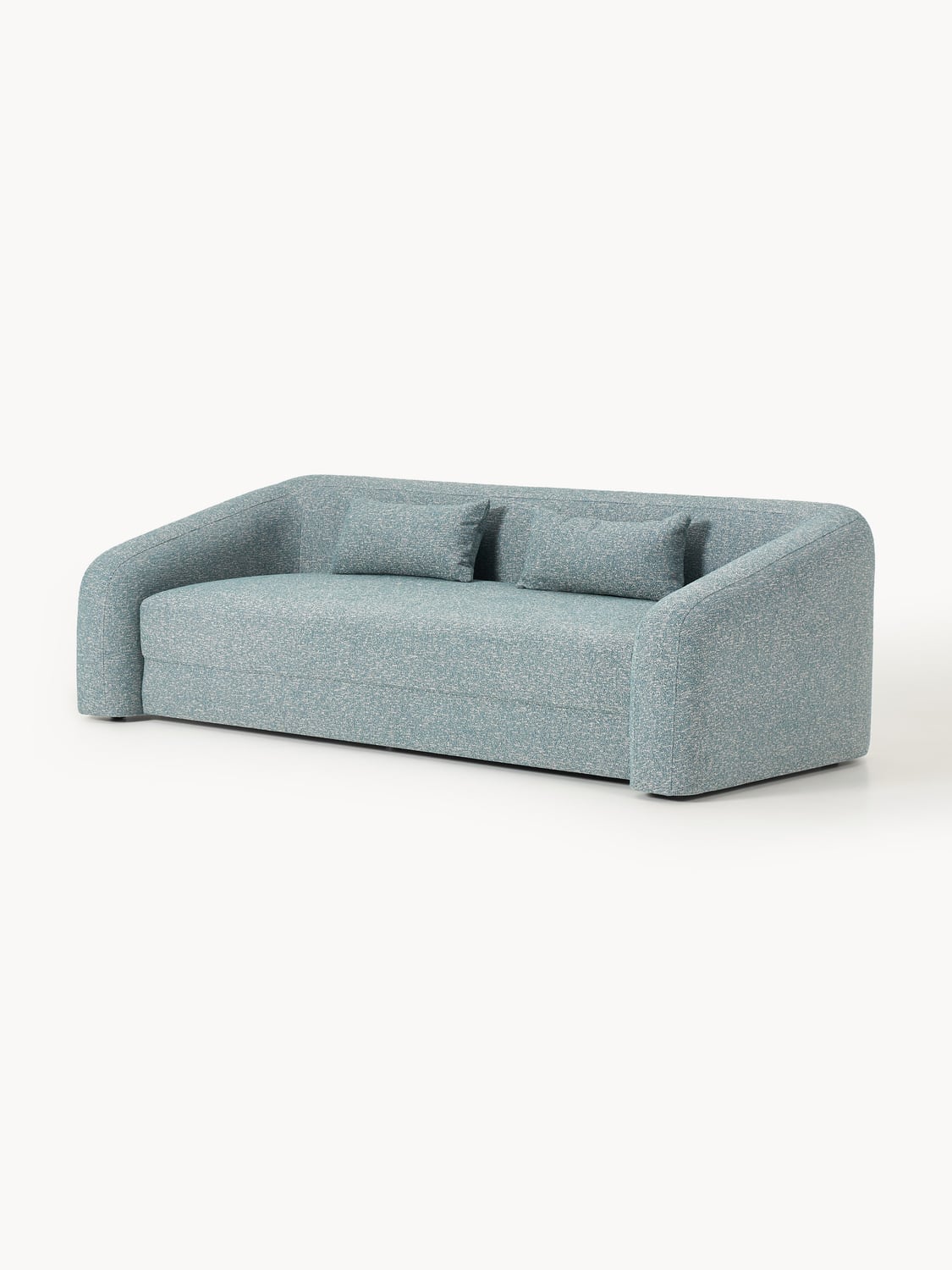 Eliot Bouclé-Sofa Bed (3-seater) — Grey