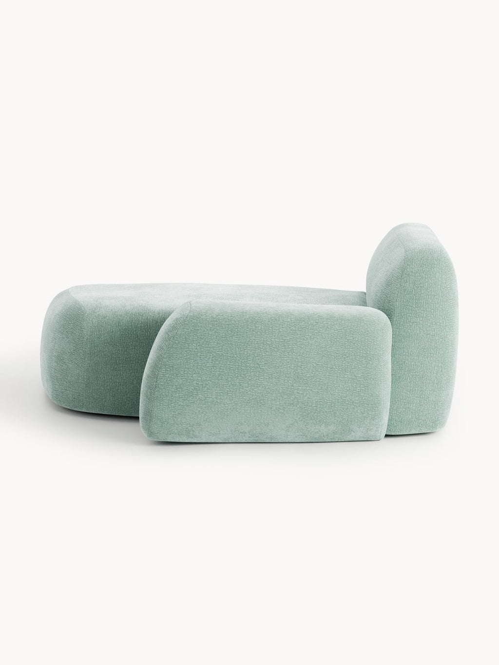 Wolke Chaise-Corner Module — Light Grey