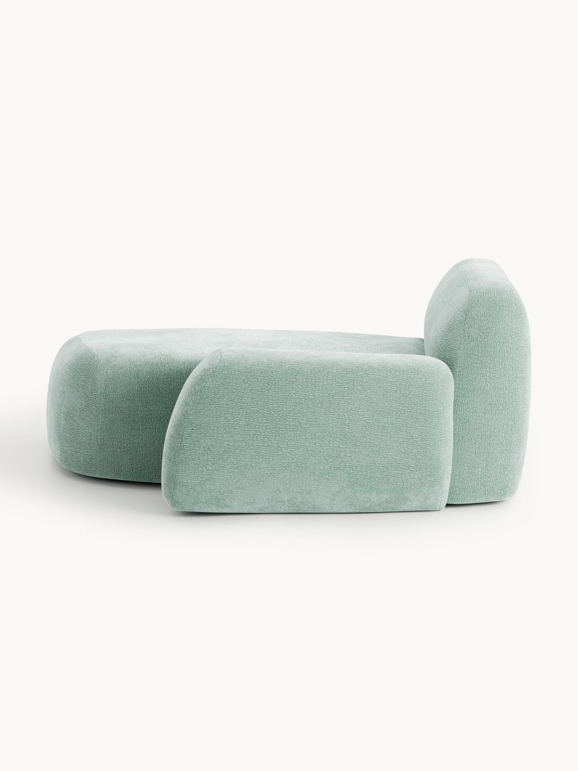 Wolke Chaise-Corner Module — Light Grey