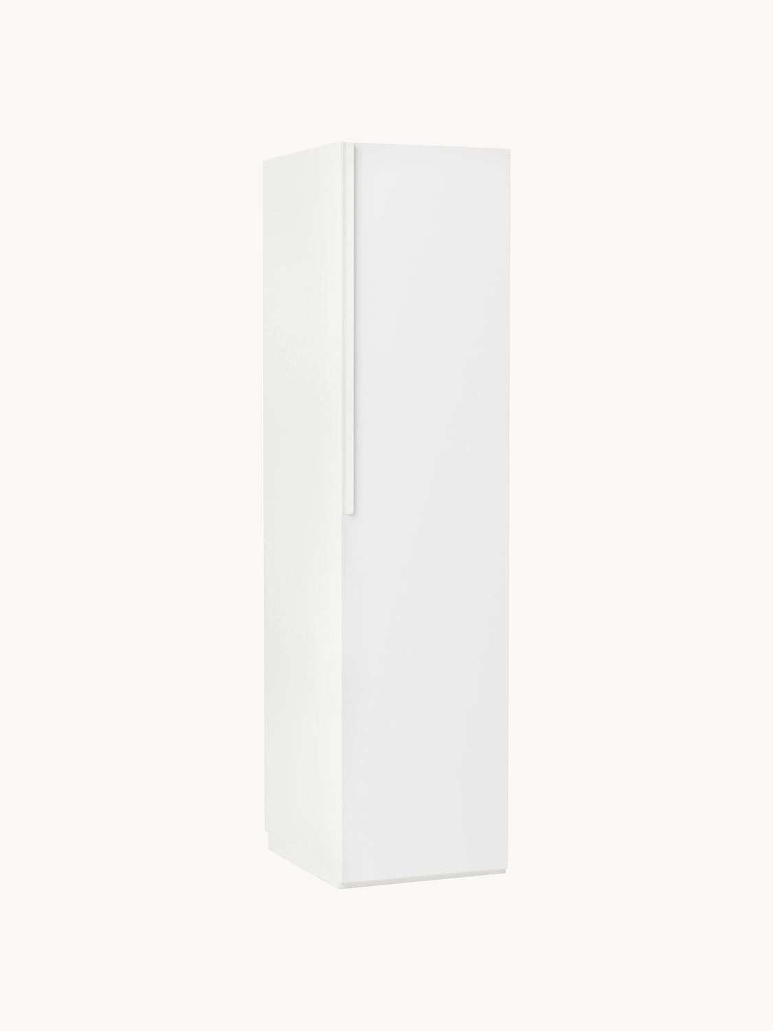 Leon Modular Hinged-Door Wardrobe, 50 cm Width, in various sizes — White