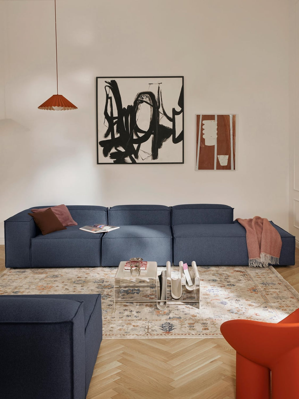Lennon Ottoman Module — Petrol