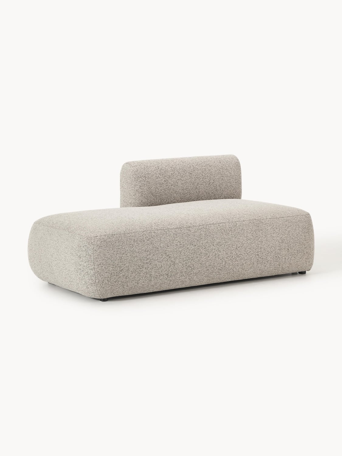 Sofia Bouclé-Chaise-Module — Oatmeal
