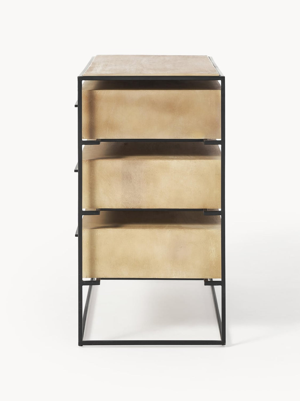 Lyle Chest of Drawers in Mango Wood — Taupe
