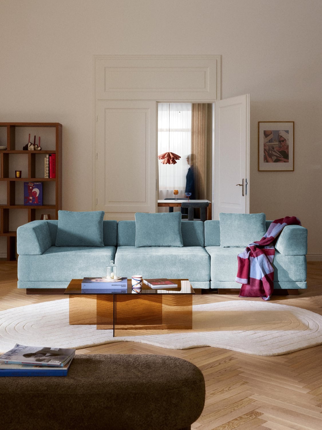 Colin Modular Sofa (4-seater) — Lilac