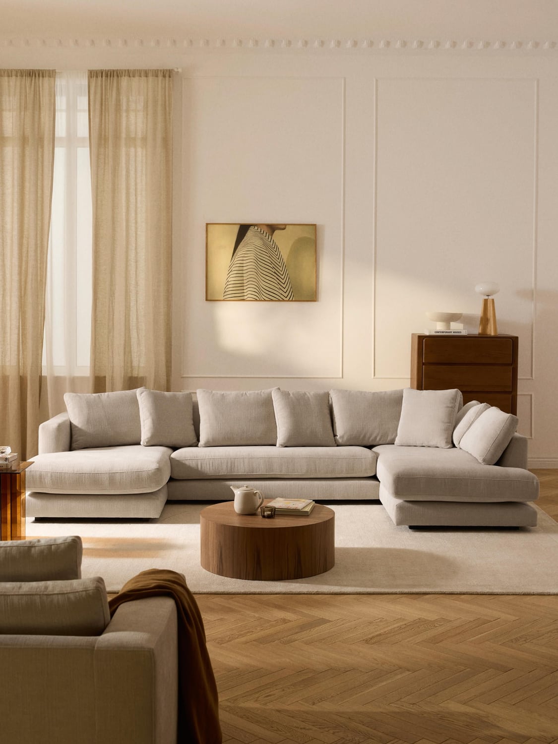 Tribeca XL Sofa — Light Grey