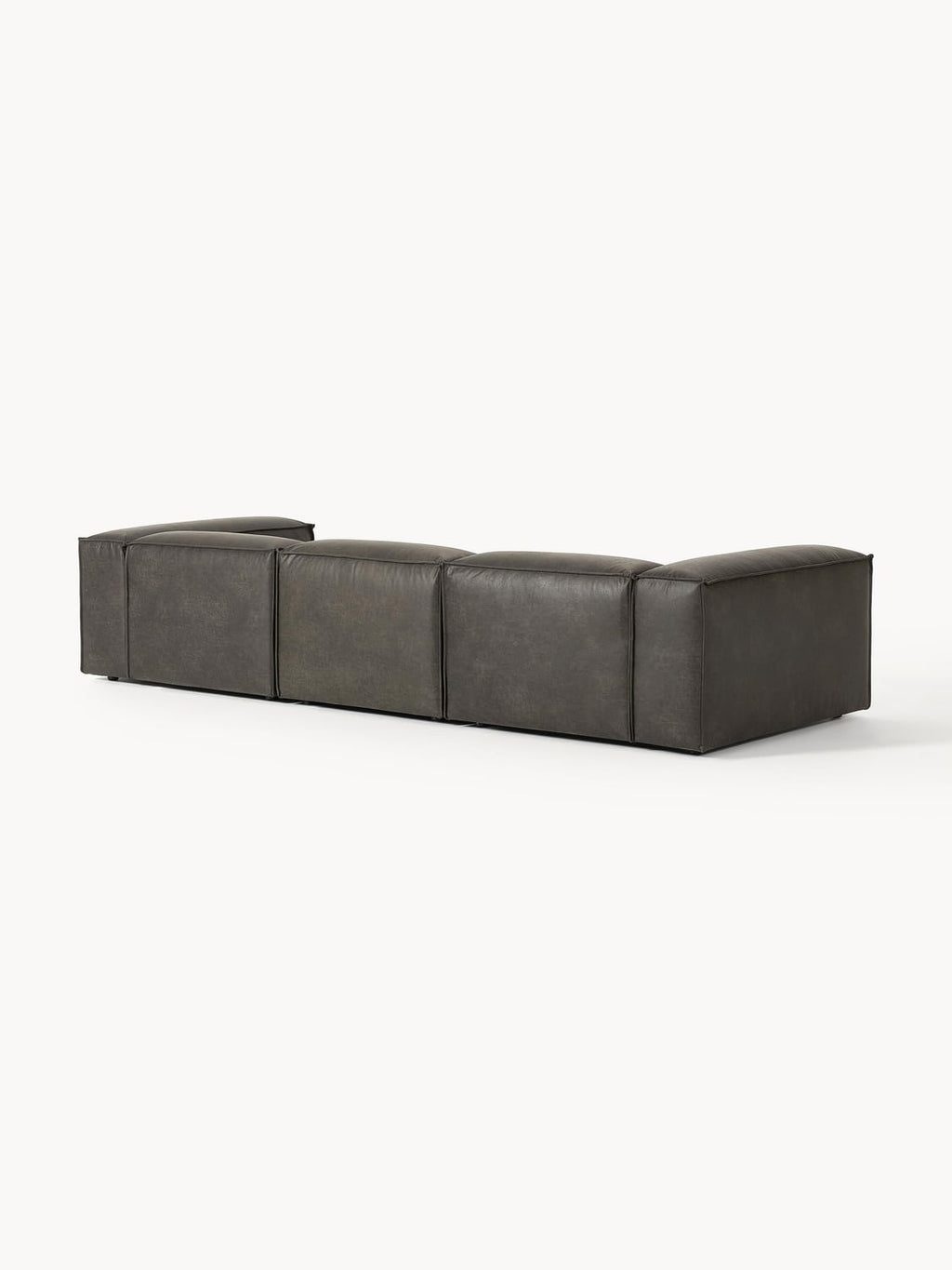 Lennon Modular Sofa (4-seater) in Leather — Green
