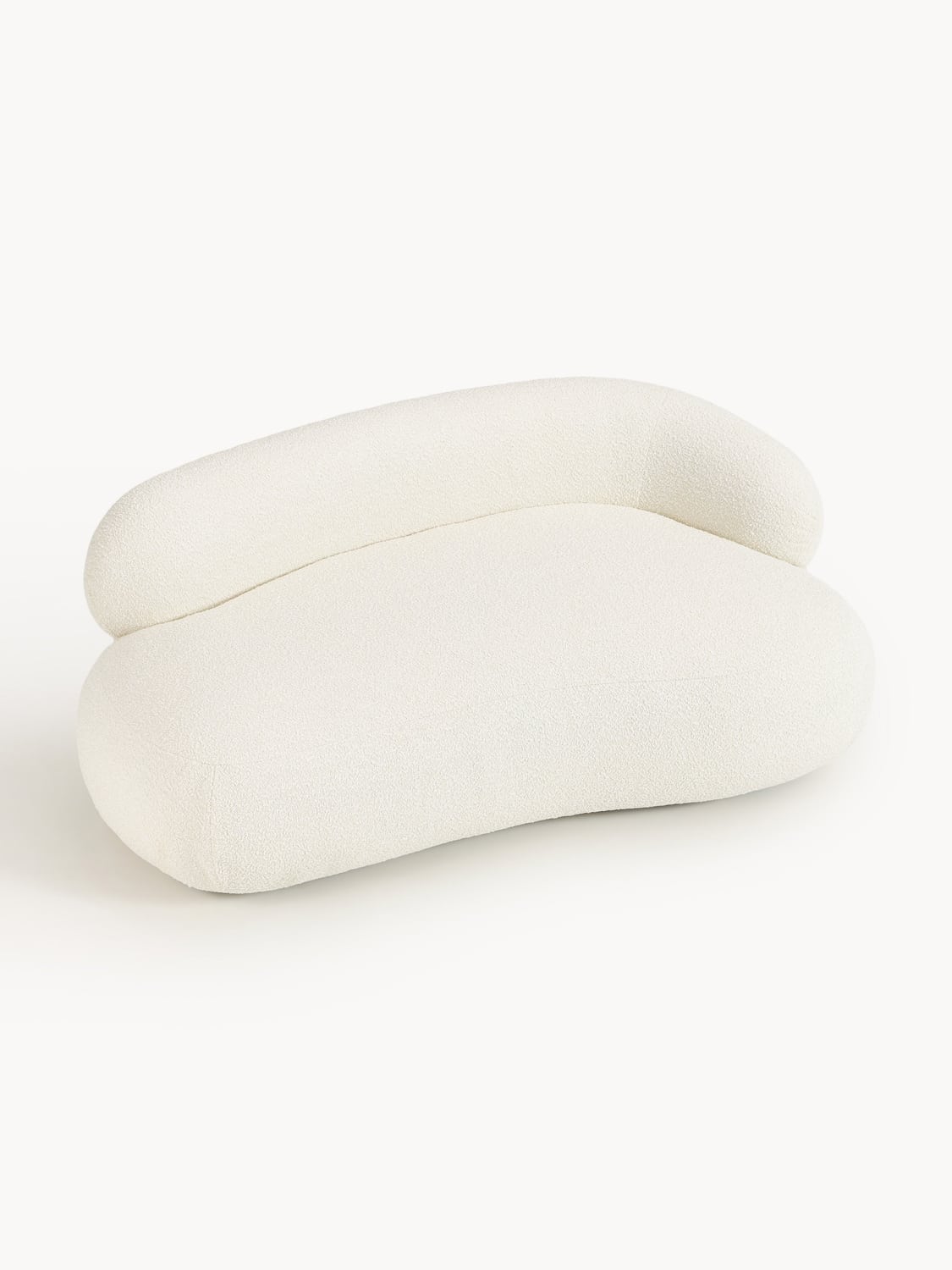 Alba Bouclé Sofa (2-seater) — Off-White