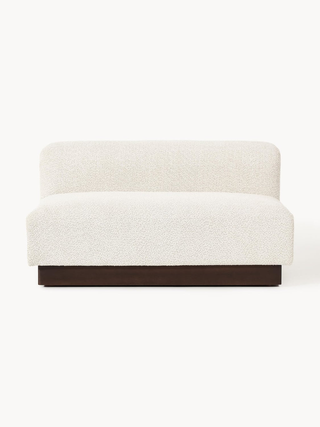 Natalie Sofa (2-seater) in Teddy Bouclé — Light Grey