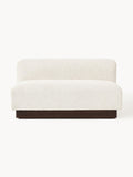 Natalie Sofa (2-seater) in Teddy Bouclé — Light Grey