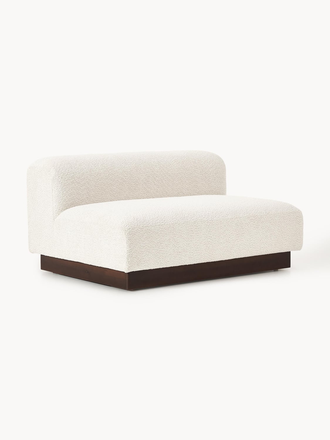 Natalie Sofa (2-seater) in Teddy Bouclé — Light Grey