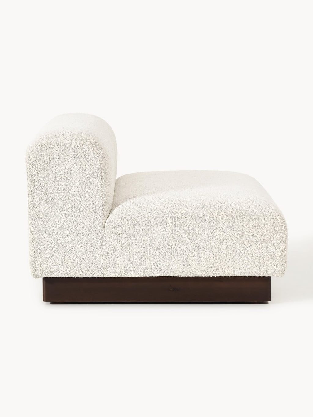 Natalie Sofa (2-seater) in Teddy Bouclé — Light Grey