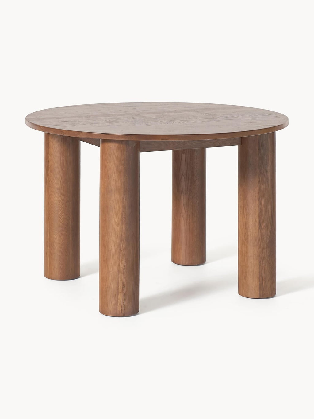 Ohana Round Dining Table in Oak, Ø 120 cm — Taupe