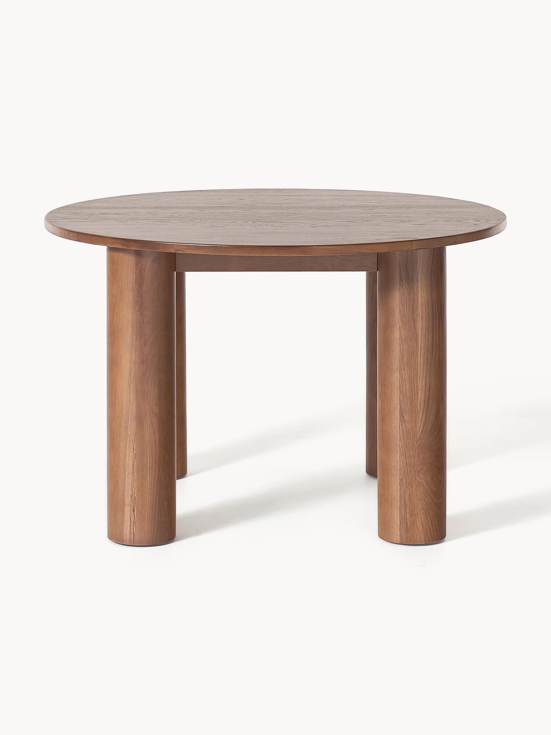 Ohana Round Dining Table in Oak, Ø 120 cm — Taupe