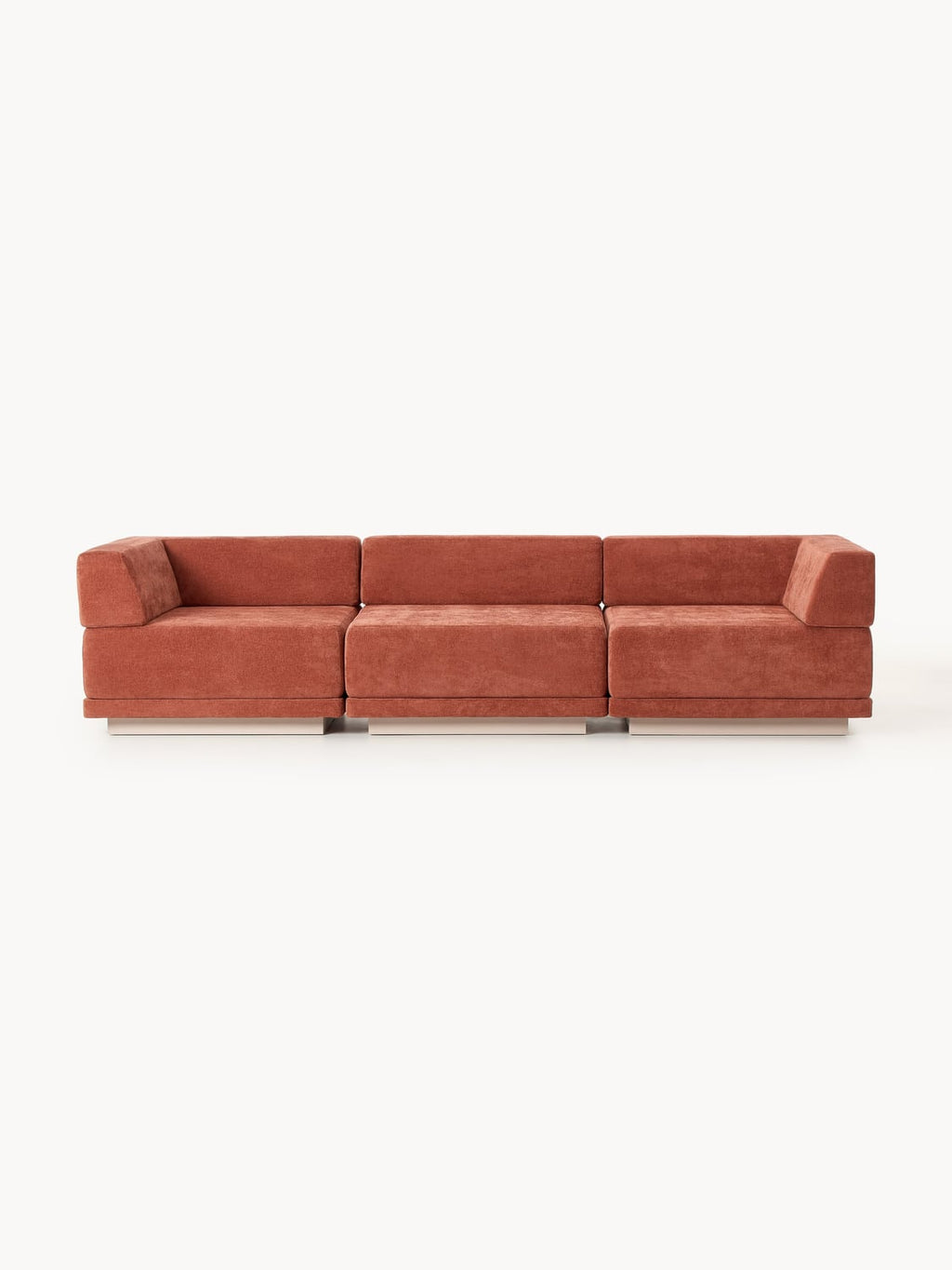 Colin Modular Sofa (4-seater) — Terracotta