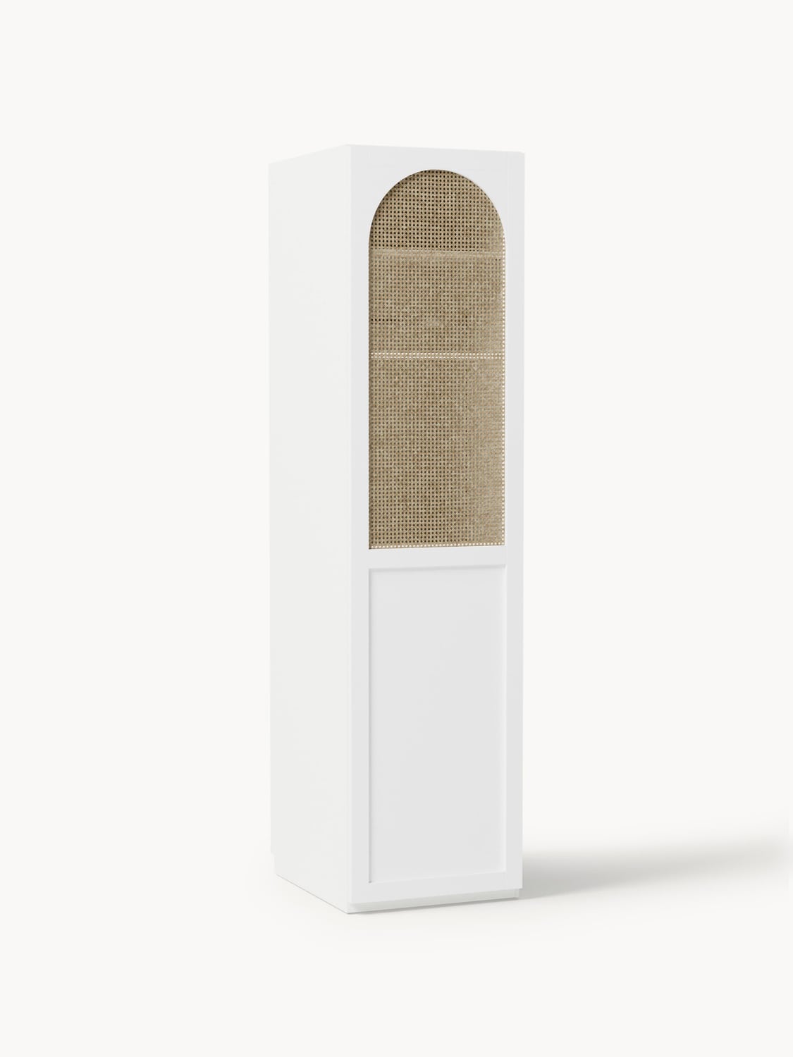 Jeanne Modular Hinged-Door Wardrobe, 50 cm Width, in various sizes — Light Grey