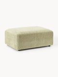 Melva Sofa Ottoman, B 99 x T 72 cm — Sage
