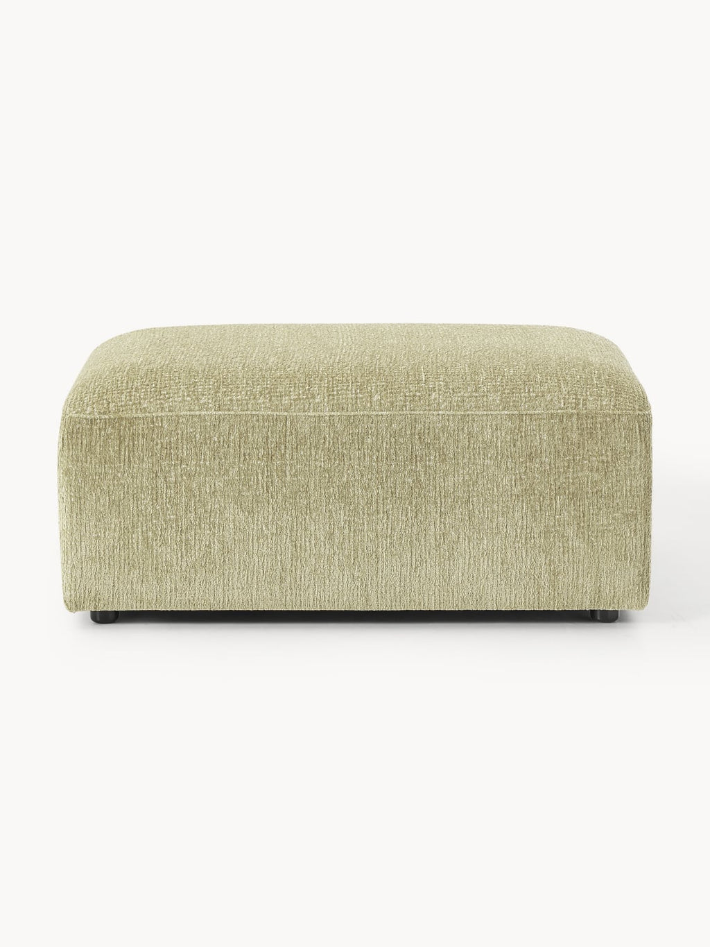 Melva Sofa Ottoman, B 99 x T 72 cm — Sage