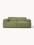 Melva Corduroy-Sofa (2-seater) — Olive