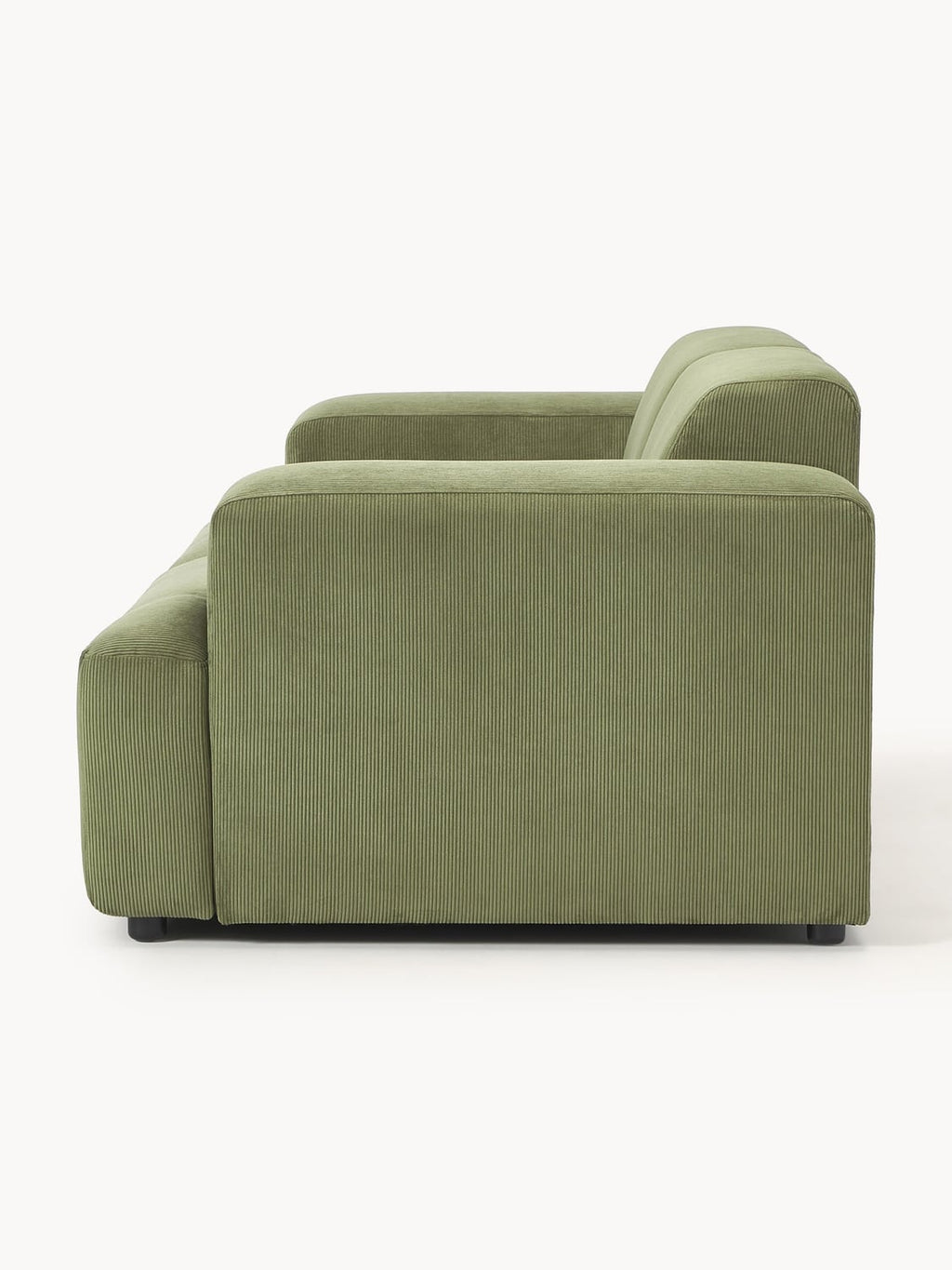 Melva Corduroy-Sofa (2-seater) — Olive