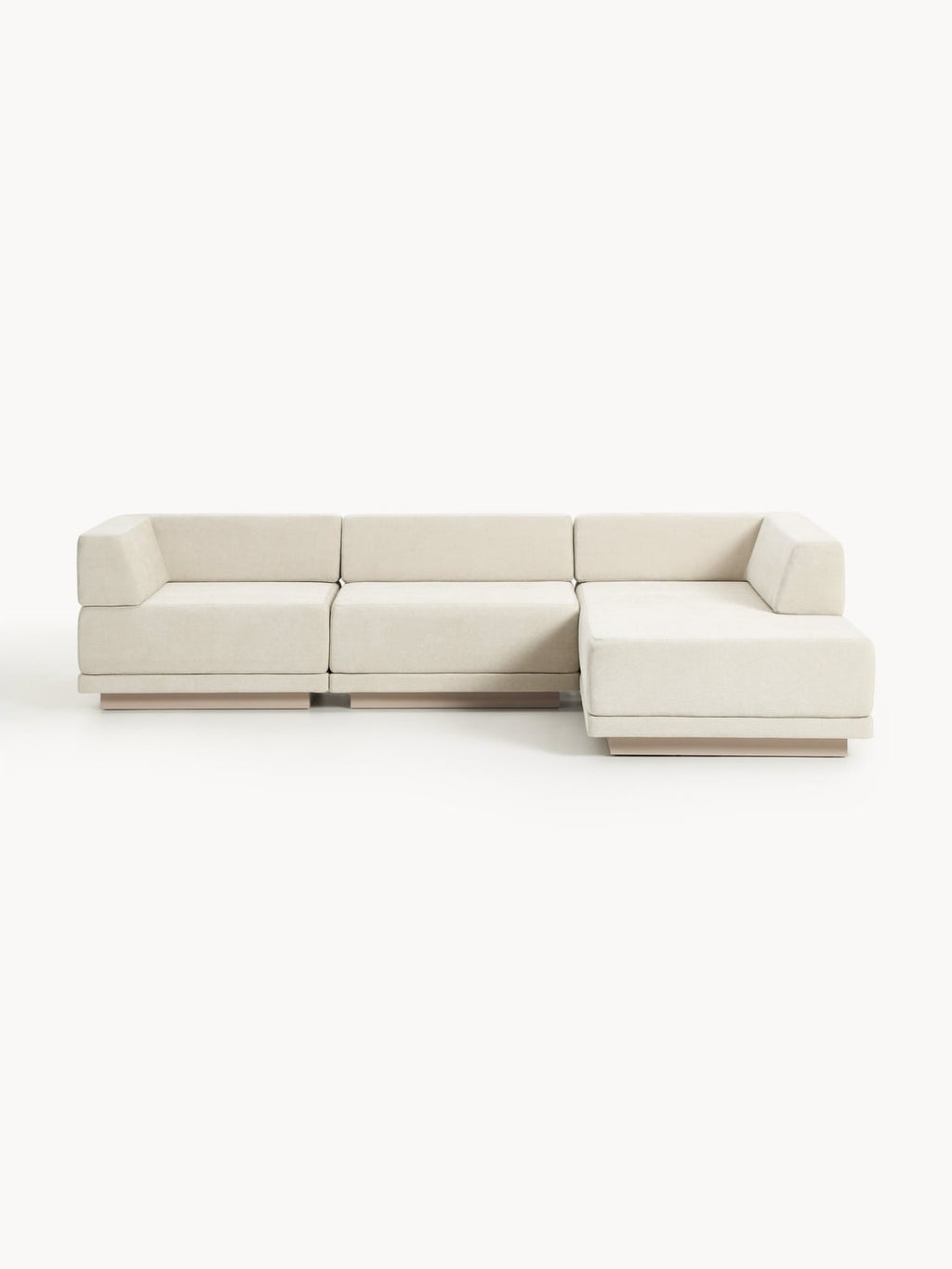 Colin Modular Corner Sofa (4-seater) — Light Grey
