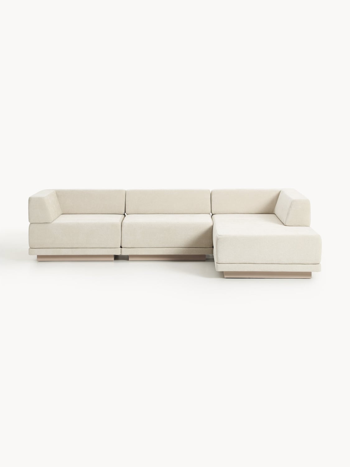 Colin Modular Corner Sofa (4-seater) — Light Grey